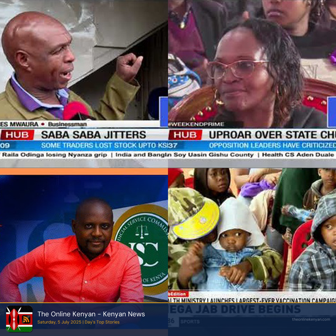 Kenya News - Saturday, July 5, 2025