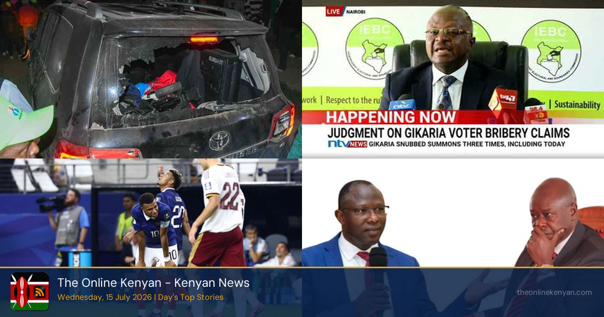 Yesterday's top stories - 2026-07-15