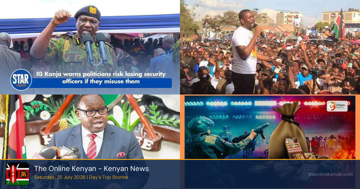 Yesterday's top stories - 2026-07-25