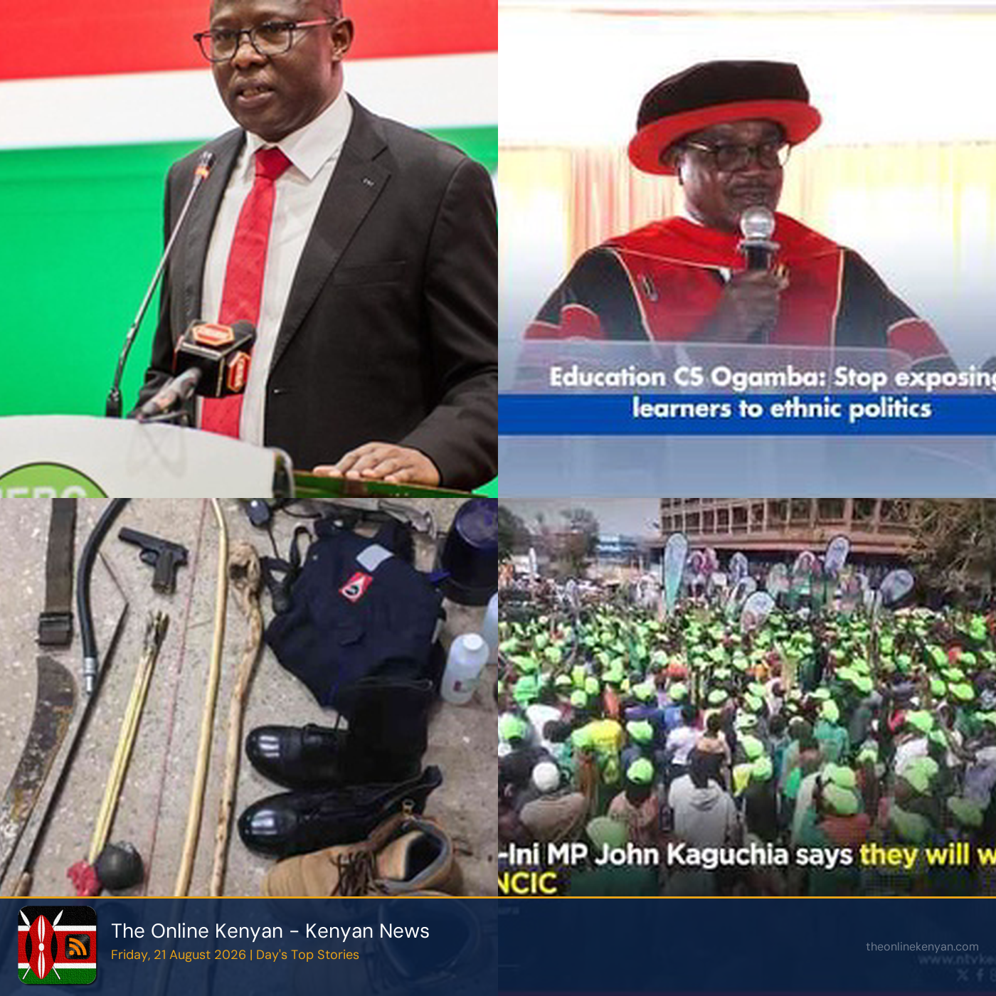 Kenya News - Friday, August 21, 2026