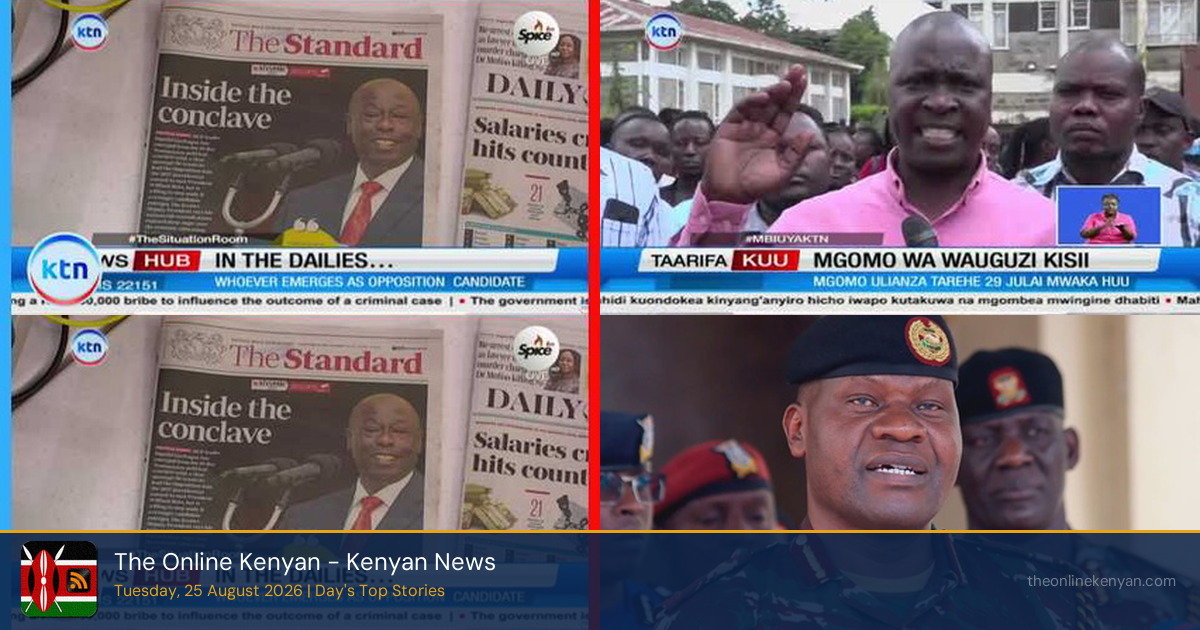 Yesterday's top stories - 2026-08-25
