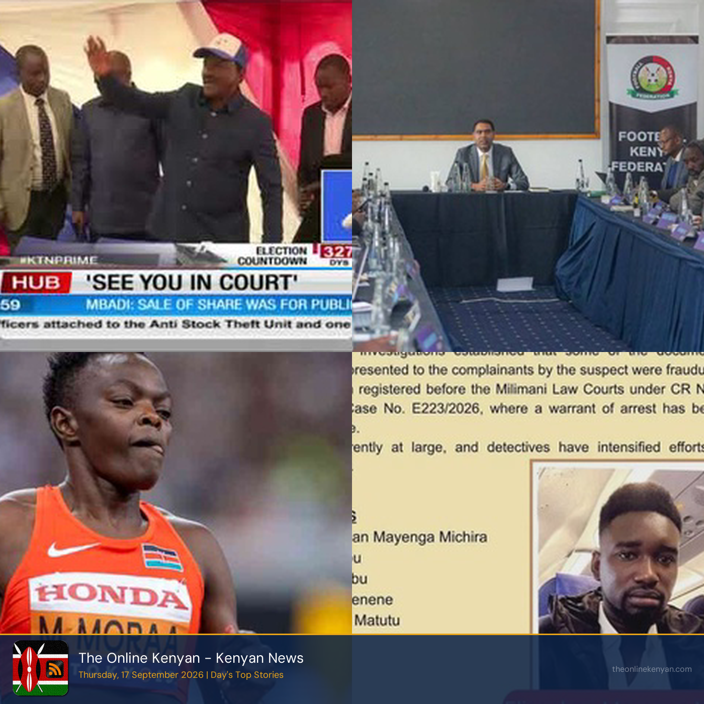 Kenya News - Thursday, September 17, 2026